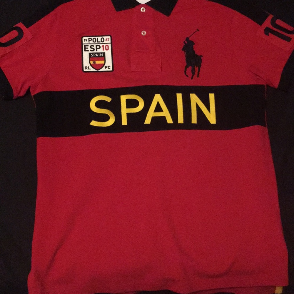 Red Spain polo Ralph Lauren shirt